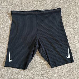 Men's Nike Dri-FIT ADV AeroSwift Half Tights Black Size M